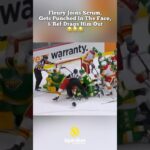 When The Referee Pulled Marc-Andre Fleury Out Of A Scrum 😂 #nhl #hockey #minnesotawild #goalie