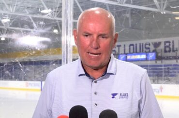'Joel wants to be here': Blues GM Doug Armstrong not worried about losing Joel Hofer