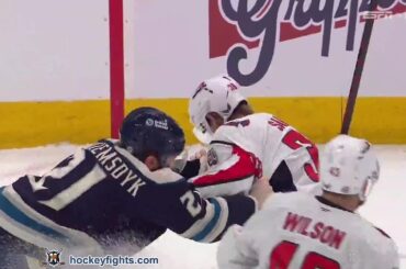 Rasmus Sandin vs James van Riemsdyk Apr 12, 2025