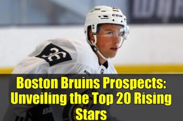 Boston Bruins Prospects: Unveiling the Top 20 Rising Stars