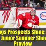 LA Kings Prospects Shine: 2025 World Junior Summer Showcase Preview