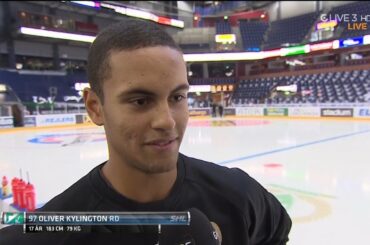Oliver Kylington inför hemmapremiären | Intervju | Färjestad BK - Luleå HF | 2014-09-13