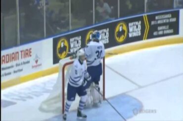 Jakob Chychrun First 2 OHL Goals vs Mississauga (10/5/14)