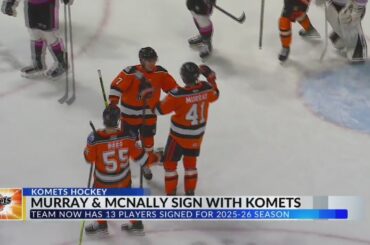 Komets sign forwards Murray & McNally for 2025-26 season