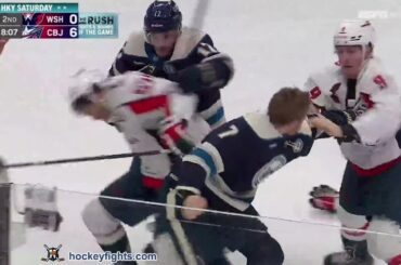 Sean Kuraly vs Ryan Leonard Apr 12, 2025