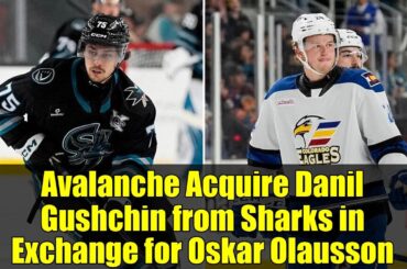 Avalanche Acquire Danil Gushchin from Sharks in Exchange for Oskar Olausson