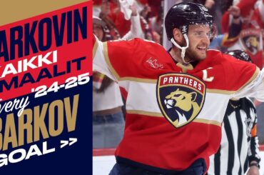 Barkov and the Panthers reign as Stanley Cup Champions 🏆🇫🇮 Barkovin kauden kaikki maalit