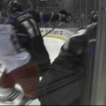 Anze Kopitar hits Anton Stralman