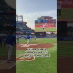New York Islanders 1st Overall Pick Matthew Schaefer throws out the first pitch at the Mets game!