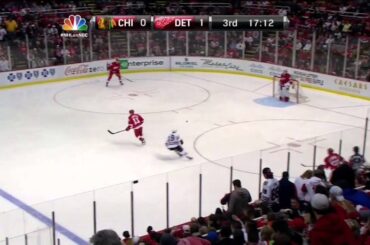 Tomas Tatar goal 1-0 Mar 3 2013 Chicago Blackhawks vs Detroit Red Wings NHL Hockey