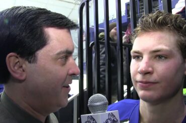 Yanni Gourde Post Game Interview | Syracuse vs. Utica |