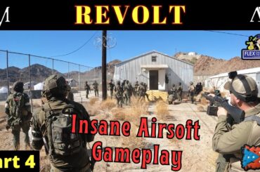 Airsoft Players Battle in a Prison and Neighborhood