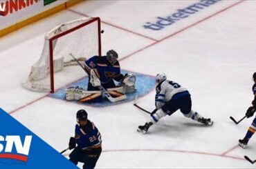 Kyle Connor Lays Puck In, Mark Scheifele Scores With Perfect Redirect