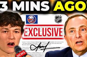 SHOCKING: Matthew Schaefer Just DROPS a BOMBSHELL on NHL and SHOCKED EVERYONE!