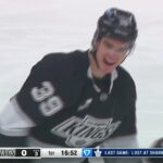 A spirited tilt between Jeff Malott and Brandon Carlo.