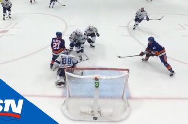 Mat Barzal Bangs Home A Juicy Rebound On Vasilevskiy