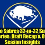 Buffalo Sabres 32-in-32 Summer Series: Draft Recap & Off-Season Insights