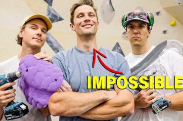 Emil trying to destroy our IMPOSSIBLE boulder