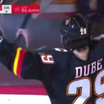 Dillon Dube OT winner vs Blue Jackets (original commentary)