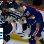 GOTTA SEE IT: Oilers' Nurse Fights Lee After High Stick To The Face