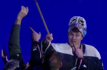 3 Stars and Elvis Merzļikins Postgame Interview (Nov. 24, 2021)