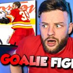 Mike Smith vs Cam Talbot Goalie Fight!  ||  The Soccer Fan Reacts!