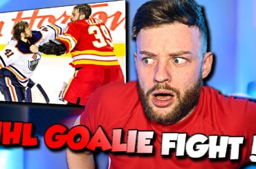 Mike Smith vs Cam Talbot Goalie Fight!  ||  The Soccer Fan Reacts!