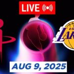 NBA LIVE! Los Angeles Lakers vs Houston Rockets August 9, 2025 | 2025 NBA Season Live 2K