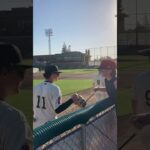 Me fist bumping D-backs prospect Gavin Conticello #baseball #mlb #rawhide