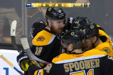 Gotta See It: Bruins injure Tanev, score on play