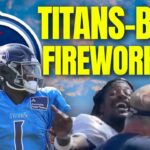Titans go toe-to-toe with Playoff Bucs in practice filled with fireworks before preseason game