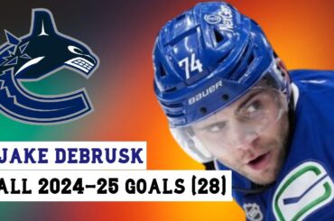 Jake DeBrusk (#74) All 28 Goals of the 2024-25 NHL Season