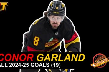 Conor Garland All 19 Goals From The 2024-25 Season | Vancouver Canucks