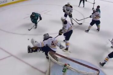 Lehner robs Burns with amazing arm & leg save