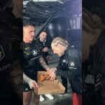 Paddy Pimblett & Tom Aspinall have post-fight pizza 🍕 #shorts #UFC304