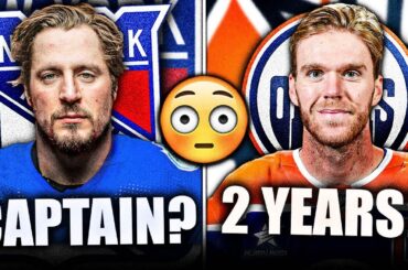 CONNOR MCDAVID SIGNING UPDATE: 2-YEAR EXTENSION? + JT MILLER THE NEXT NEW YORK RANGERS CAPTAIN?