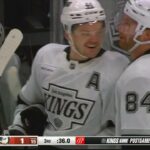 Mikey Anderson clears the puck and gets a bounce into the empty-net.