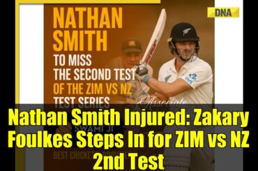 Nathan Smith Injured: Zakary Foulkes Steps In for ZIM vs NZ 2nd Test | SwamiJi Sponsored