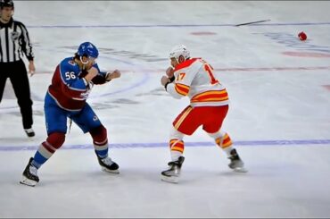 Kurtis MacDermid And Milan Lucic Throw Down At Center Ice