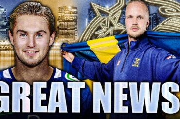 AWESOME NEWS FOR THE VANCOUVER CANUCKS: ELIAS PETTERSSON SPEAKS + NILS HOGLANDER FUNDS LOCAL RINK