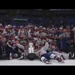 Nicolas Aube-Kubel dents the Stanley Cup 😂