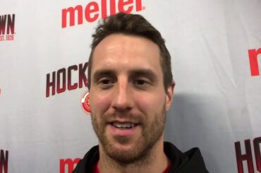 Patrik Nemeth rates Detroit Red Wings teammate Anthony Mantha's fighting skills