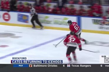 Rockford IceHogs resign Jackson Cates for 2025-2026 season