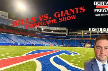 Buffalo Bills vs. New York Giants | Postgame show with Mike Bundt of Trainwreck Sports