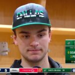 Wyatt Johnston PostGame Interview | Dallas Stars vs Toronto Maple Leafs