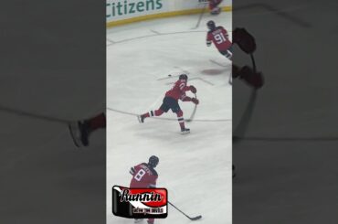 Nico Hischier Rips Shots During NJ Devils Warmups #nicohischier #njdevils #shorts #shortsvideo