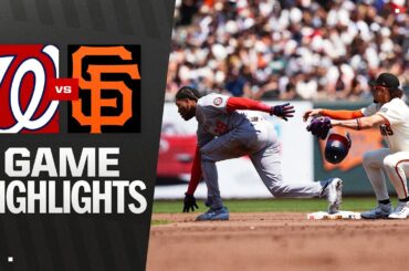Nationals vs. Giants Game Highlights (8/10/25) | MLB Highlights
