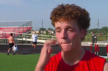 Huntington North senior wide receiver/corner Jimmy Linker practice interview 8/11/2025