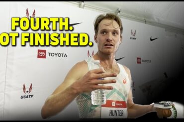 Drew Hunter Finishes 4th in Men’s 5000m Final