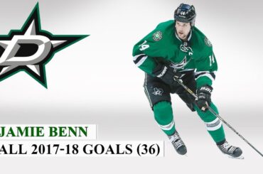 Jamie Benn (#14) All 36 Goals of the 2017-18 NHL Season